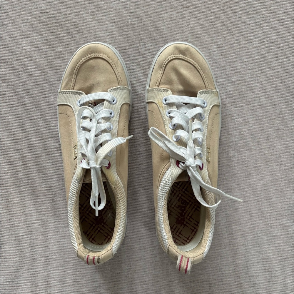 Keds tan tennis shoes. - Picture 2 of 12